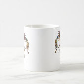 Indianerin Kokopelli Whale Dreamcatcher 2 Kaffeetasse (Mittel)
