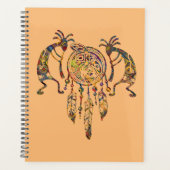 Indianerin Kokopelli Whale Dreamcatcher 2 Planer (Vorderseite)