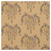 Indianerin Kokopelli Whale Dreamcatcher 2 Stoff (Muster)