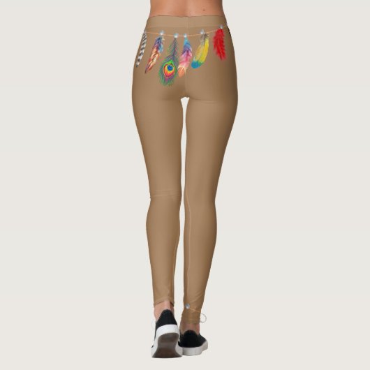 Indianerin 🪶 🪶🪶 leggings (Rückseite)