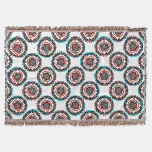 Indianerin Mandala Decke (Vorderseite)
