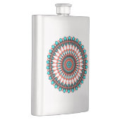 Indianerin Mandala Flachmann (Rechts)