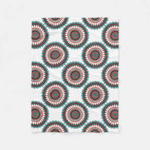 Indianerin Mandala Fleecedecke