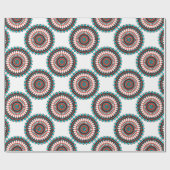 Indianerin Mandala Geschenkpapier (Flach)