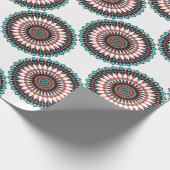 Indianerin Mandala Geschenkpapier (Ecke)