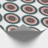 Indianerin Mandala Geschenkpapier (Ecke)