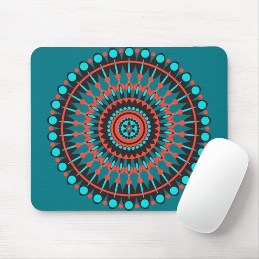 Indianerin Mandala Mousepad (Mit Mouse)