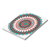 Indianerin Mandala Notizblock (Rotiert)