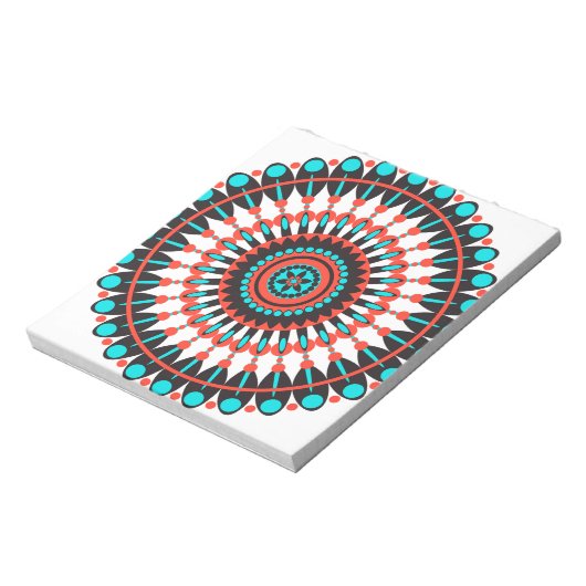 Indianerin Mandala Notizblock (Rotiert)