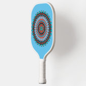 Indianerin Mandala Pickleball Schläger (Links)