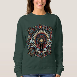 Indianerin Mandala Sweatshirt