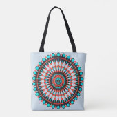 Indianerin Mandala Tasche (Rückseite)