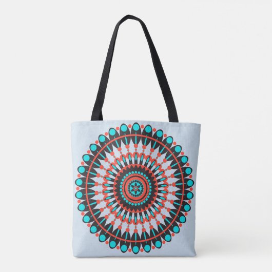 Indianerin Mandala Tasche (Rückseite)