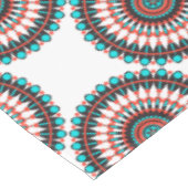Indianerin Mandala Tischdecke (Schrägansicht)