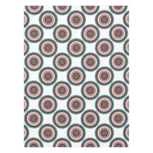 Indianerin Mandala Tischdecke (Vorderseite)