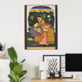 Indianerin, Mogulfrau, Prinzessin Poster (Heimbüro)