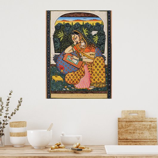 Indianerin, Mogulfrau, Prinzessin Poster (Küche)