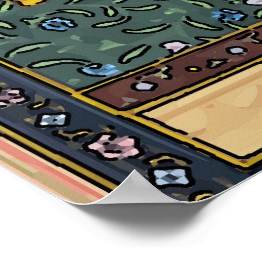 Indianerin, Mogulfrau, Prinzessin Poster (Ecke)