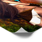 Indianerin Poster (Ecke)