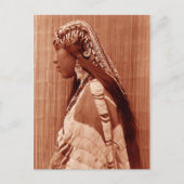 Indianerin Postkarte (Vorderseite)