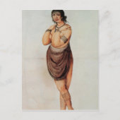 Indianerin Postkarte (Vorderseite)