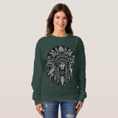 Indianerin Sweatshirt (Vorne ganz)