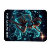 Indianerin Traumfänger Fantasy Magnet (Horizontal)
