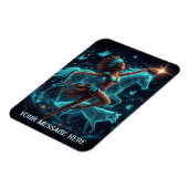 Indianerin Traumfänger Fantasy Magnet (Linke Seite)