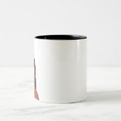 Indianerin Zweifarbige Tasse (Mittel)