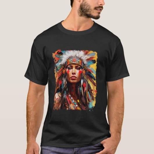 Indianerinnen T-Shirt (Vorderseite)