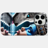 Indianerinnen und Loyal Wolf Case-Mate iPhone Hülle (Rückseite (Horizontal))
