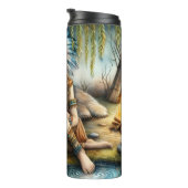 Indianerinnen, Weißbär Thermosbecher (Nach rechts gedreht)