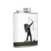 Indianerischer Vinyl Wrapped Flask Flachmann (Rechts)