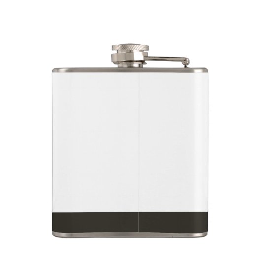 Indianerischer Vinyl Wrapped Flask Flachmann (Rückseite)