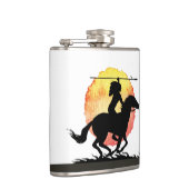 Indianerischer Vinyl Wrapped Flask Flachmann (Rechts)