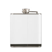 Indianerischer Vinyl Wrapped Flask Flachmann (Rückseite)