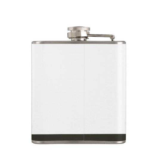 Indianerischer Vinyl Wrapped Flask Flachmann (Rückseite)