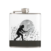 Indianerischer Vinyl Wrapped Flask
