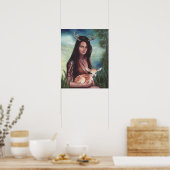 Indianerisches amerikanisches Poster als amerikani (Küche)