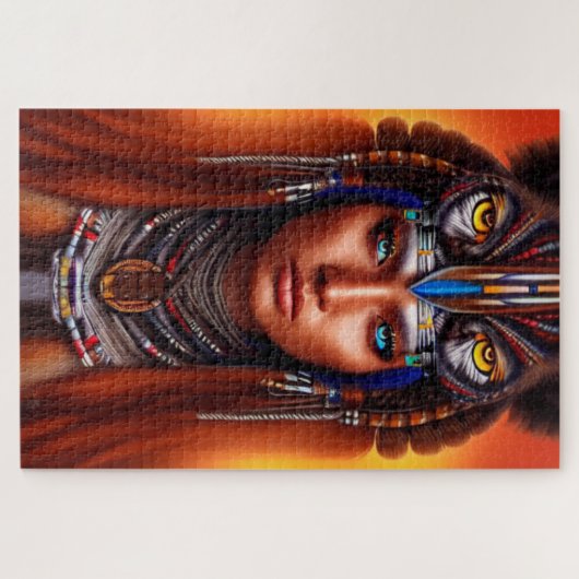 Indianerisches Apache-Puzzle Puzzle (Horizontal)