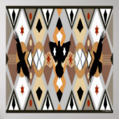 Indianerisches Crow Poster (Vorne)
