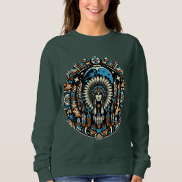 Indianerisches Design 2 Sweatshirt