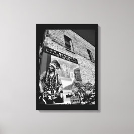 Indianerisches Foto Leinwanddruck