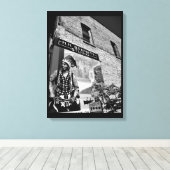 Indianerisches Foto Leinwanddruck (Insitu (Holzboden))