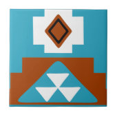 Indianerisches, Inspiriert Muster Fliese (Vorderseite)