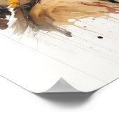 Indianerisches Kunstdruckposter Poster (Ecke)