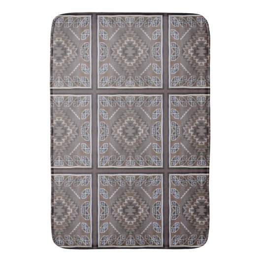 Indianerisches Muster Badematte (Vorderseite Vertikal)