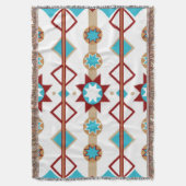 Indianerisches Muster Decke (Vorderseite Vertikal)