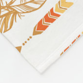 Indianerisches Muster Fleecedecke (Ecke)