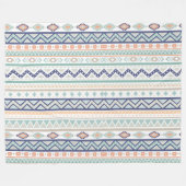 Indianerisches Muster Fleecedecke (Vorderseite (Horizontal))